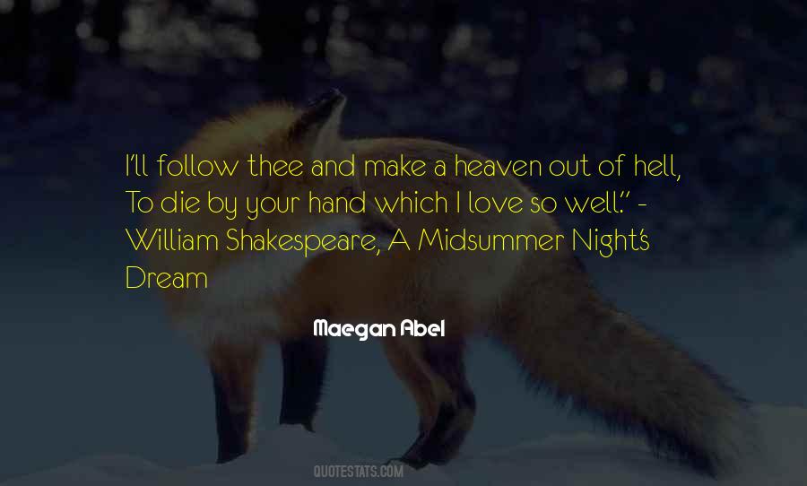 Midsummer S Night Dream Quotes #1049952