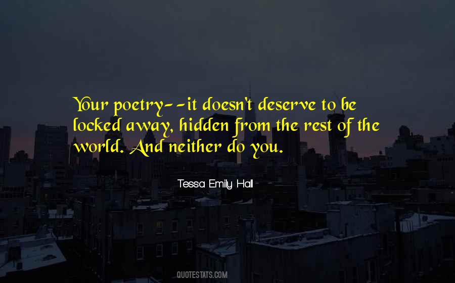 Realistic Poetry Quotes #633538