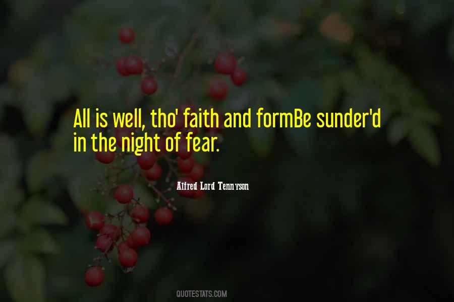 Faith From Night Quotes #553361
