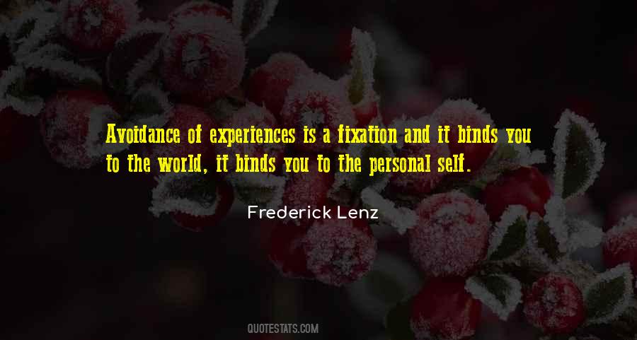 Self Avoidance Quotes #1236112