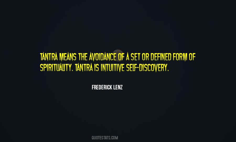Self Avoidance Quotes #355850