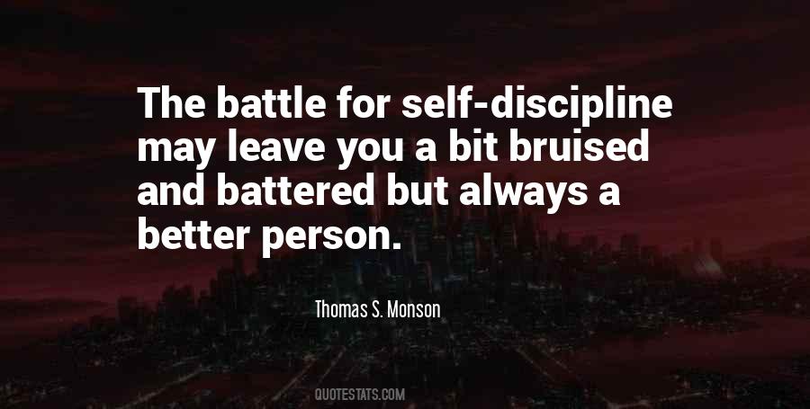 Bruised And Battered Quotes #966115