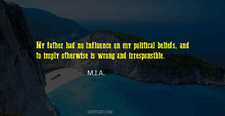 Political Influence Quotes #118766