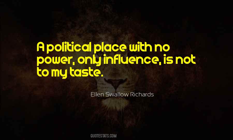 Political Influence Quotes #812094