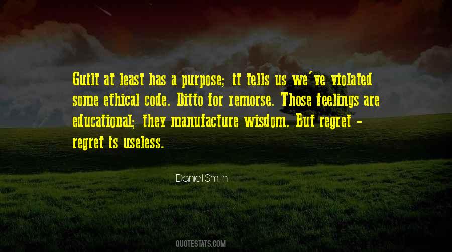 Regret Remorse Quotes #1210459