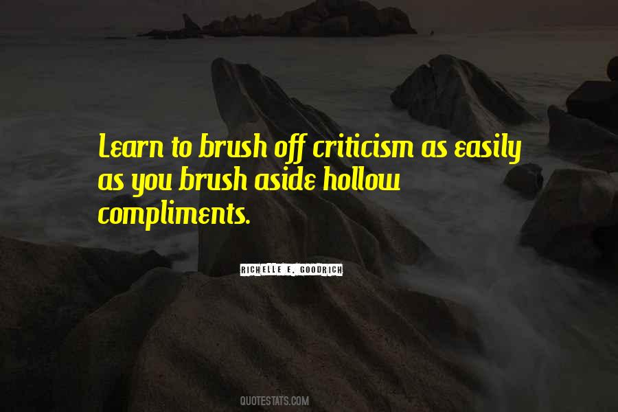 Brush Off Quotes #1482560