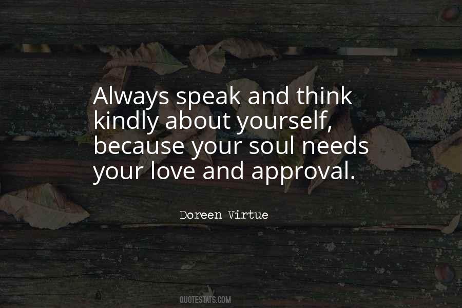 Quotes About Love And Approval #1259196