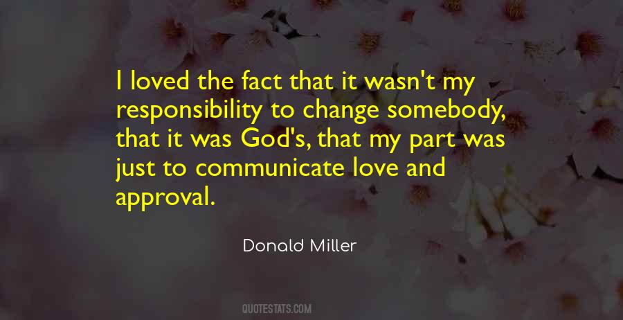 Quotes About Love And Approval #24799