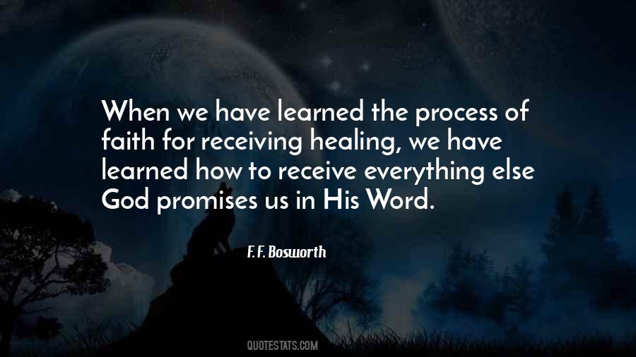 Faith For Healing Quotes #1291476