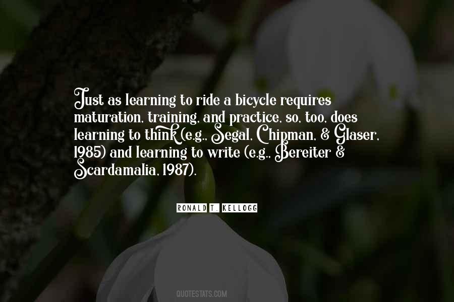 Bereiter And Scardamalia Quotes #757246