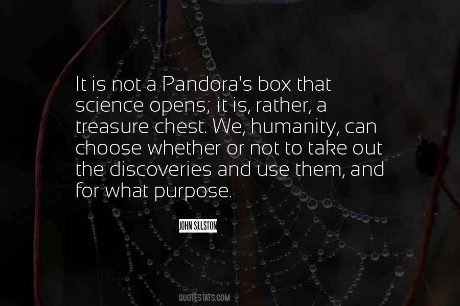 Pandora S Box Quotes #1334456