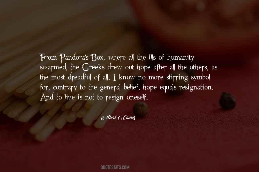 Pandora S Box Quotes #1597094