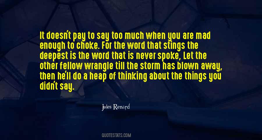 You Are The Storm Quotes #1841044