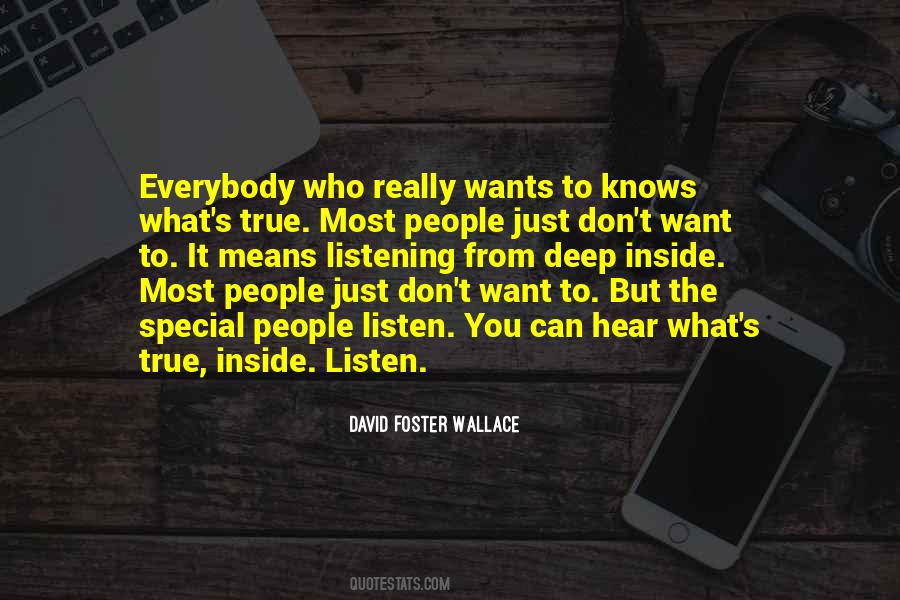 People Who Listen Quotes #433463