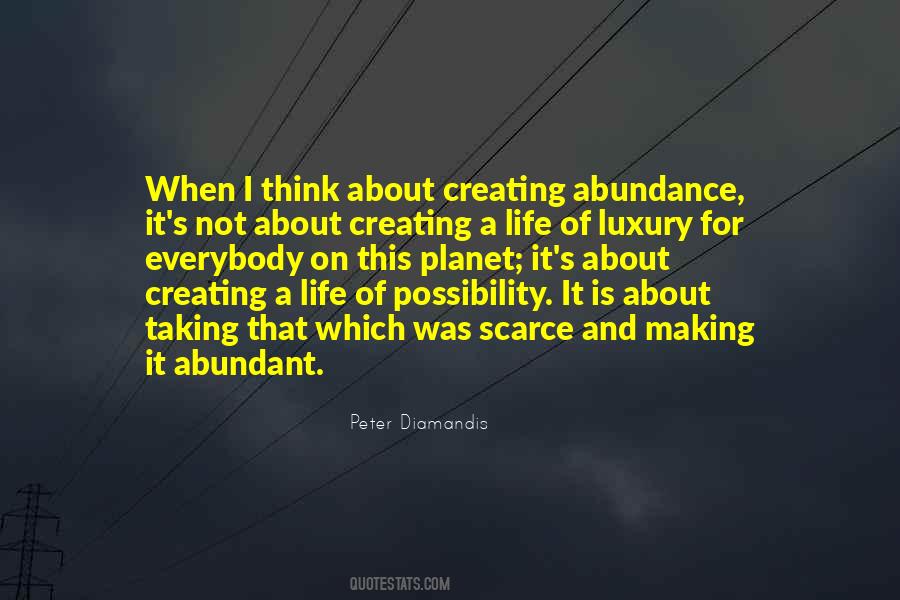 Life S Abundance Quotes #1597635