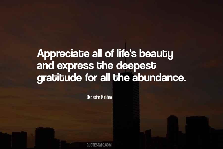 Life S Abundance Quotes #300368