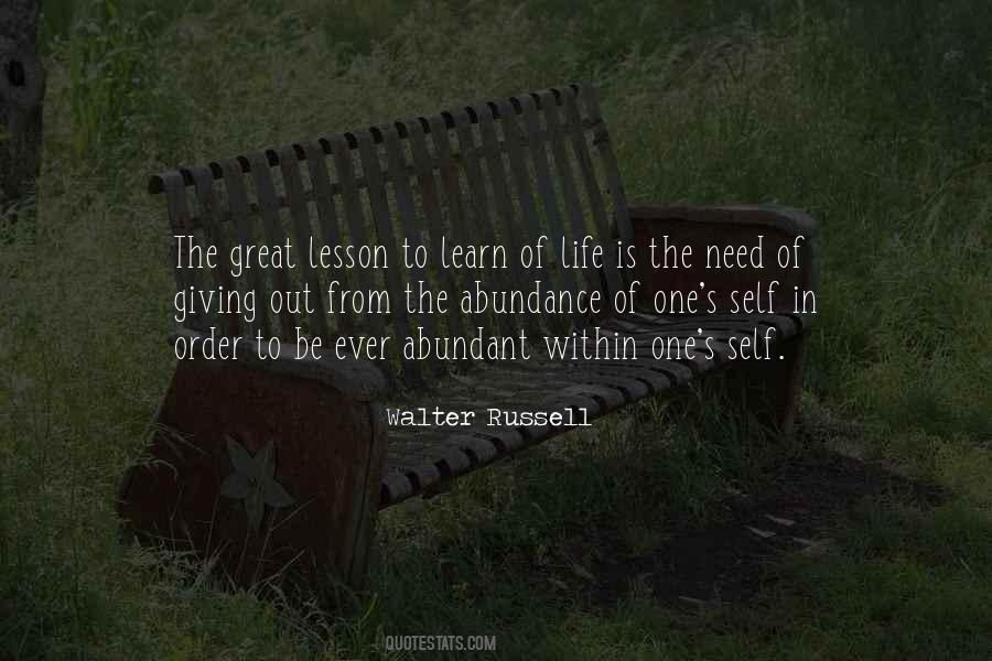 Life S Abundance Quotes #667002