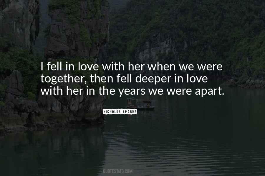 We Fell Quotes #275145