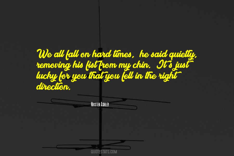 We Fell Quotes #48068