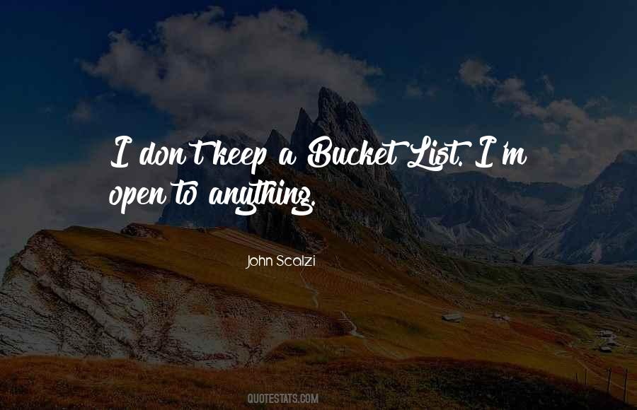 Bucket List Quotes #1365867