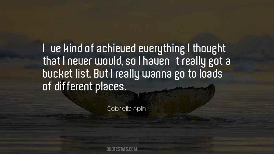 Bucket List Quotes #1798279