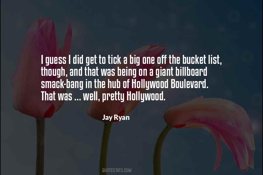 Bucket List Quotes #495709
