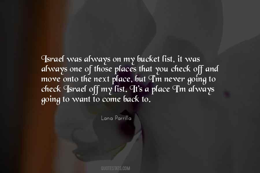 Bucket List Quotes #864045