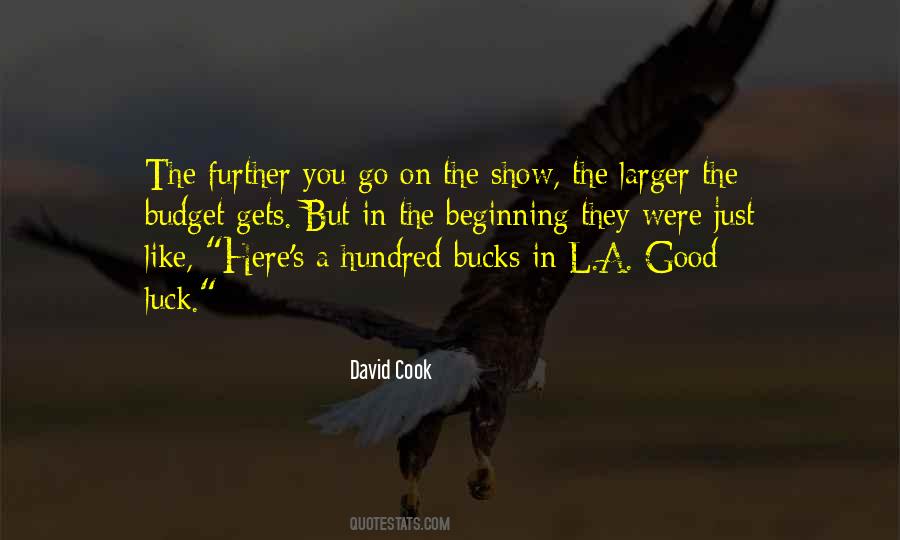 Bucks Show Quotes #1350122