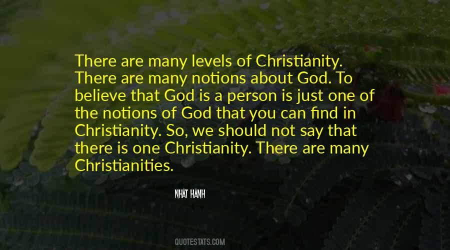 Believe In One God Quotes #538603