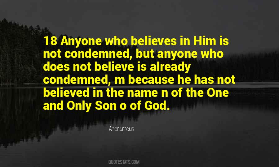 Believe In One God Quotes #67131
