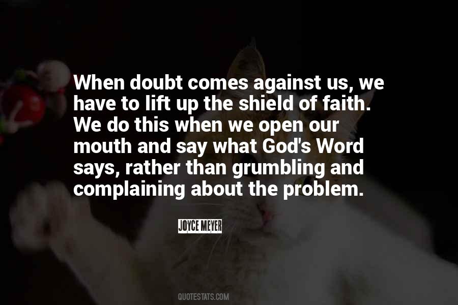 Quotes About The Shield Of Faith #1544078
