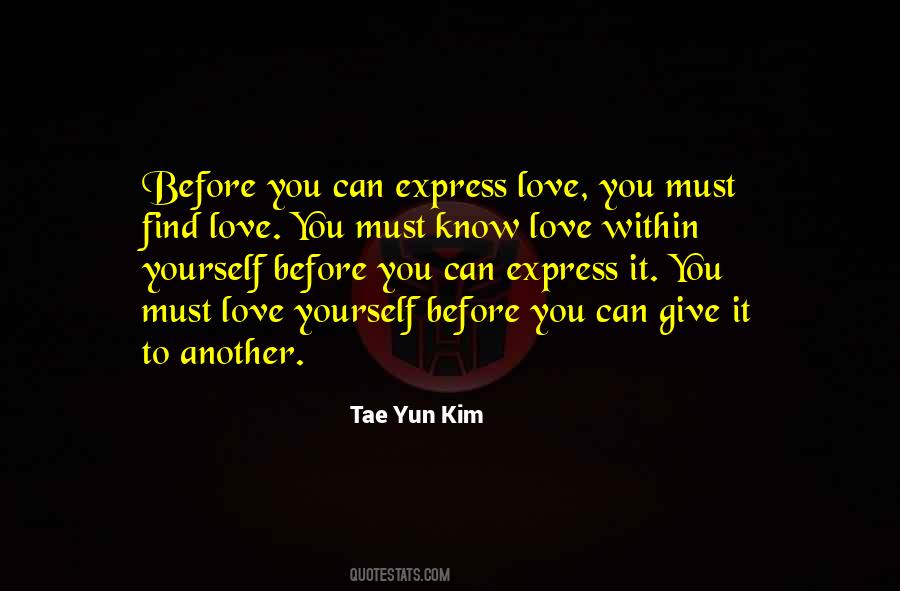 Express Love Quotes #1511023