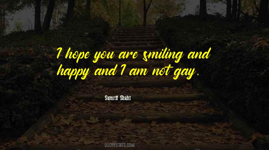 Am Smiling Quotes #1403579