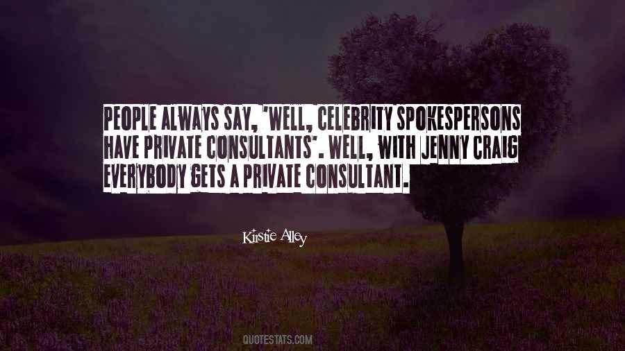 Spokespersons For Jenny Quotes #1759461