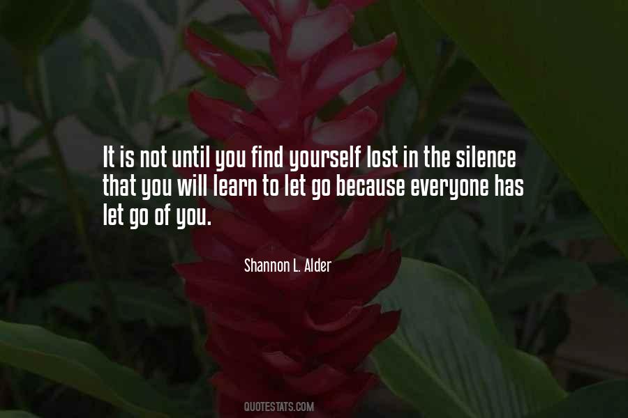 Quotes About Lost Yourself #454484