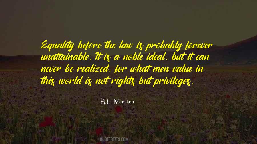 Equality Before The Law Quotes #1424144