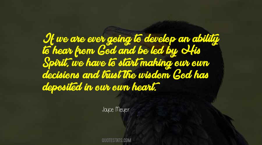 Hear From God Quotes #1812887