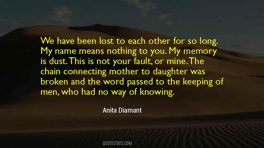 Quotes About Lost Mother #207940