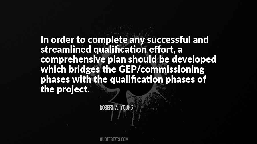 Commissioning Plan Quotes #595825