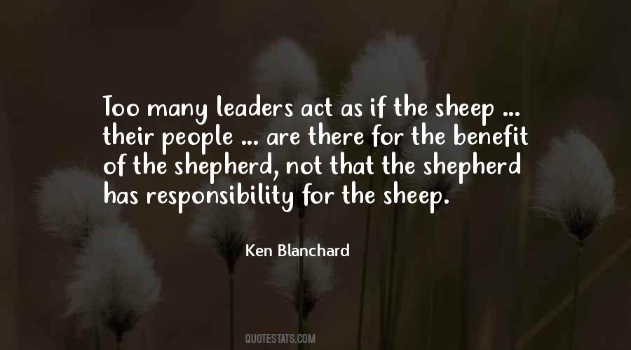 Quotes About The Shepherd #160343