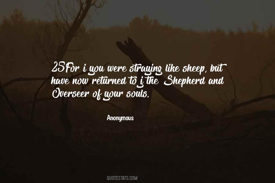 Quotes About The Shepherd #182865