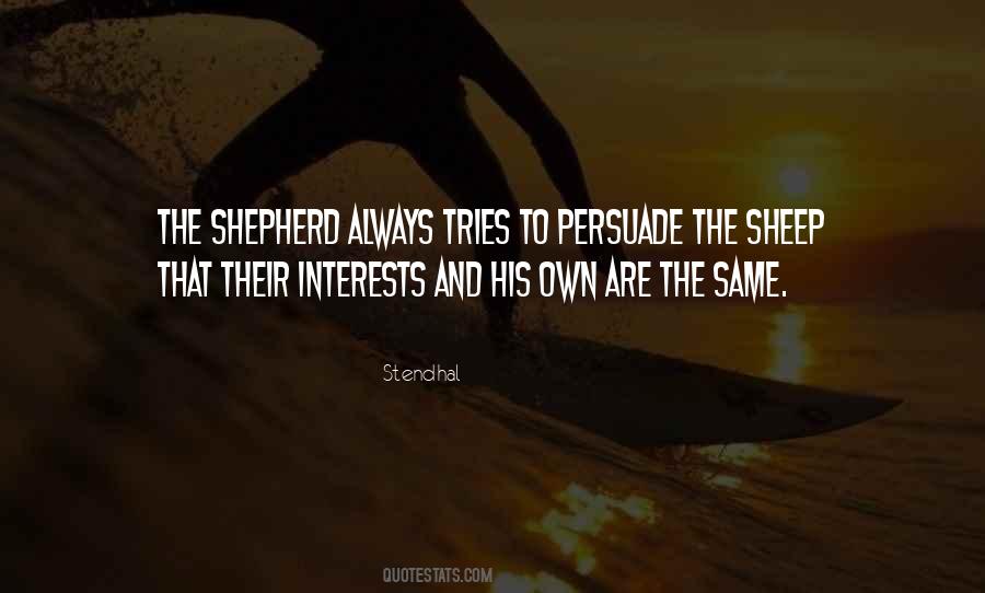 Quotes About The Shepherd #738629