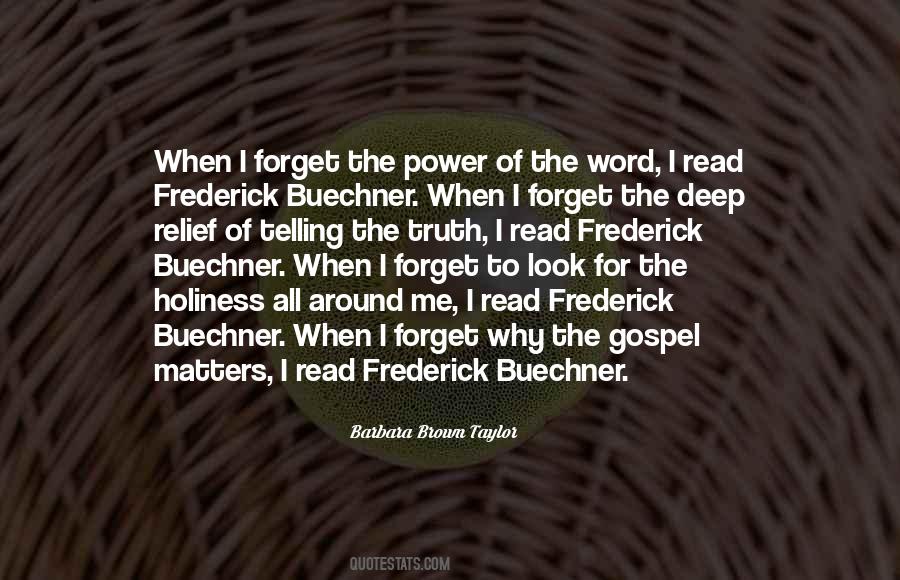 Buechner Quotes #1087797