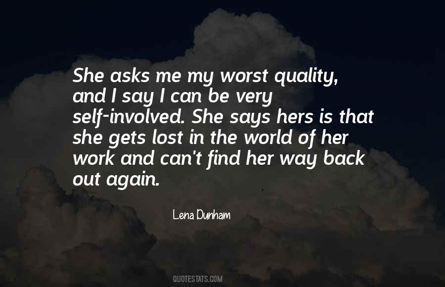 Quotes About Lost In The World #215881
