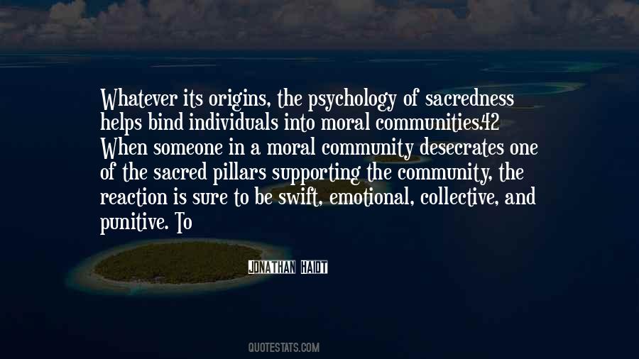 Sacredness Psychology Quotes #1095703
