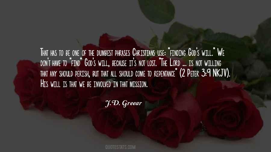 Mission Of God Quotes #1419674