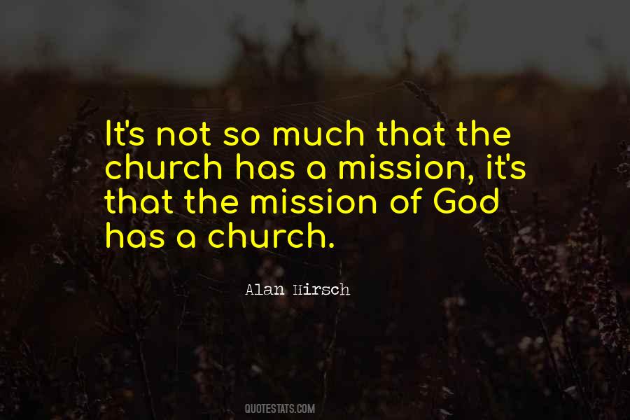 Mission Of God Quotes #183181