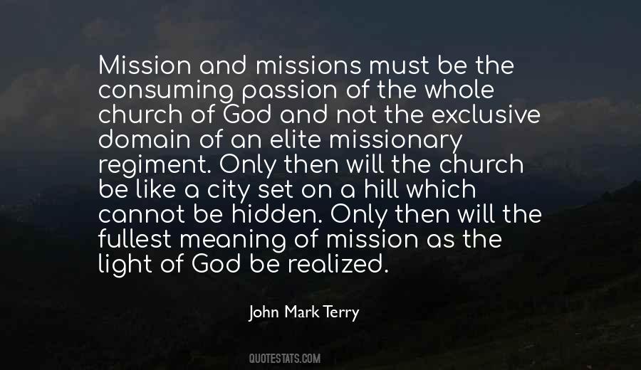 Mission Of God Quotes #287528