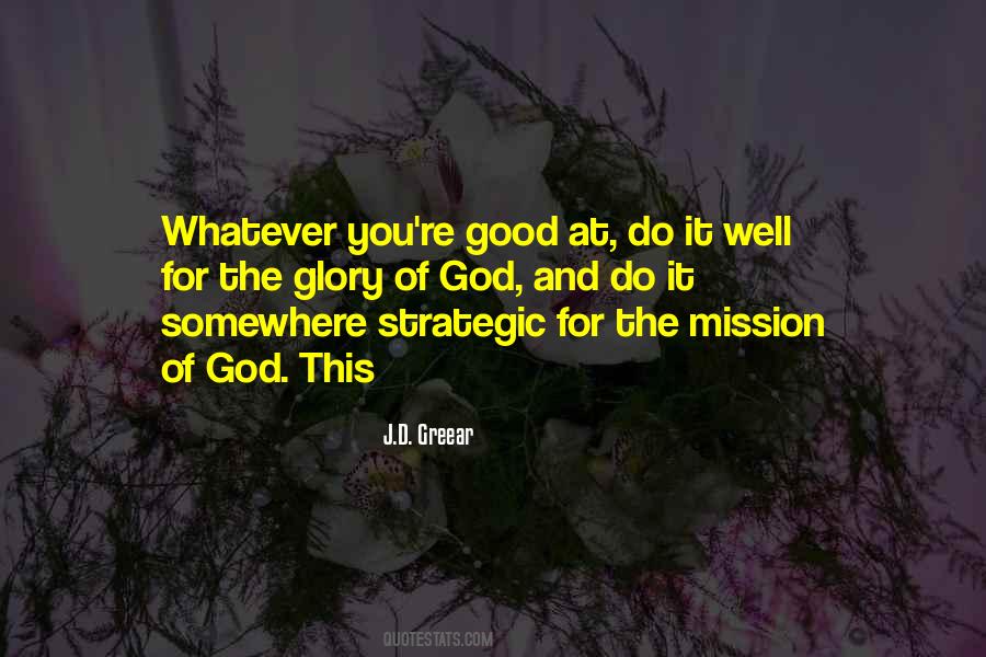 Mission Of God Quotes #664031