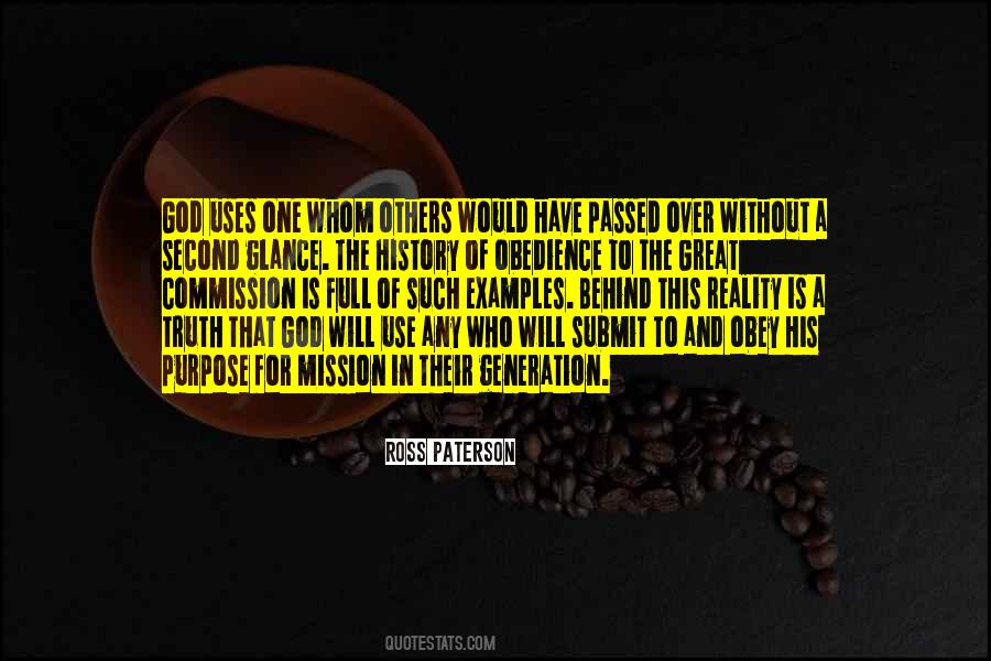 Mission Of God Quotes #79553